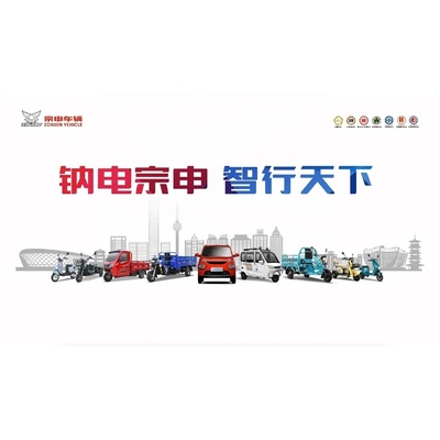 Carrosserie ouverte de type 1000W Zongshen 3 roues camion de chargement électrique E tricycle pour adultes