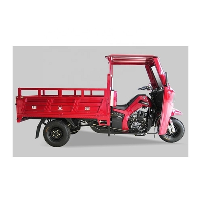 201 250cc Benzine à moteur sans balai couvert tricycle à décharge avec cabine et capacité de charge utile de ≥ 400 kg