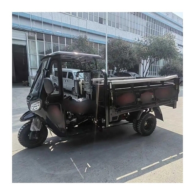 Vitesse maximale moteur à essence cargo tricycle à décharge motorisé pour adultes
