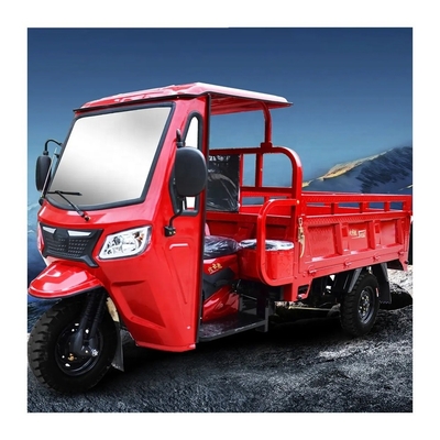 Angola Off Road Drive Moteur à essence Tricycle cargo motorisé avec taille de pneu 5,00-12