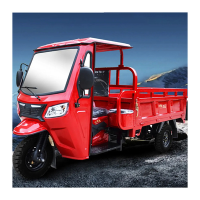 Benzine motorisé Tanzanie Tricycle pour le fret 4 temps automatique type de décharge de motocycle