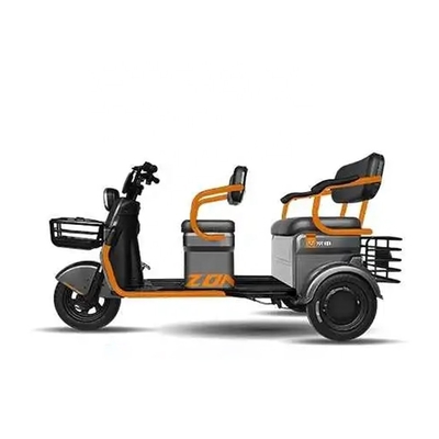 E-Trikes pour adultes à deux places Tricycles électriques ouverts pour 3 passagers Vitesse maximale de 30 à 50 km/h