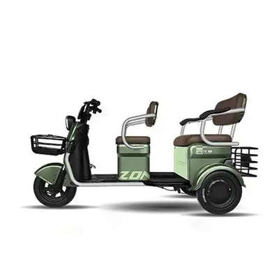 Tricycle électrique de passagers / 3 roues 500W petit scooter vélo / capacité de 2 personnes