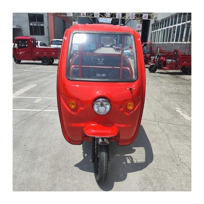 Tricycle électrique 1980mm à empattement avec cabine fermée et suspension arrière à 6 feuilles