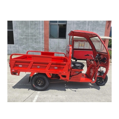 Tricycle électrique 1980mm à empattement avec cabine fermée et suspension arrière à 6 feuilles