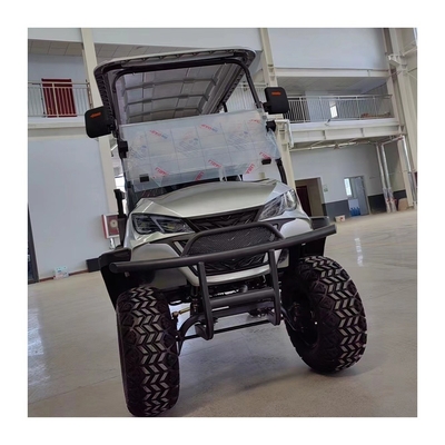 4 personnes adultes sur la route 2024 2 2 sièges 48V chariot de golf électrique avec roues en aluminium