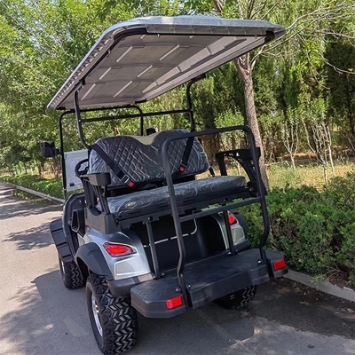 4 personnes adultes sur la route 2024 2 2 sièges 48V chariot de golf électrique avec roues en aluminium