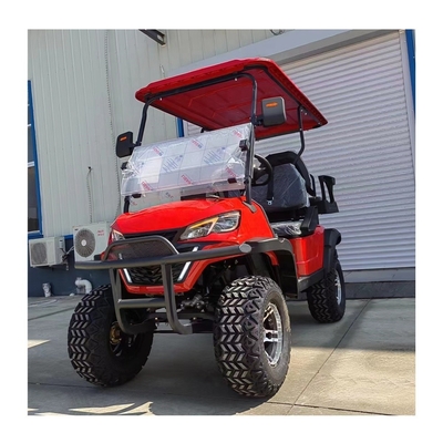 15-20° Capacité de classement 2 2 chariots de golf électriques tout-terrain avec traction sur quatre roues personnalisées