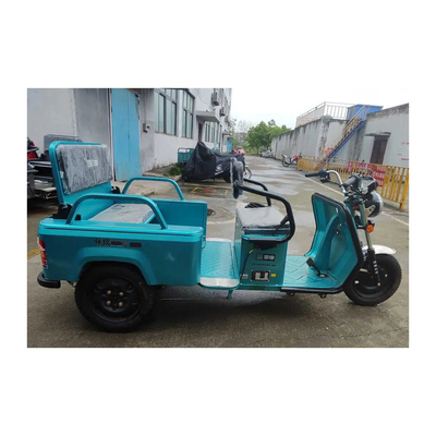 Système de freinage à tambour avant et arrière Tricycle électrique pour le transport de marchandises lourdes